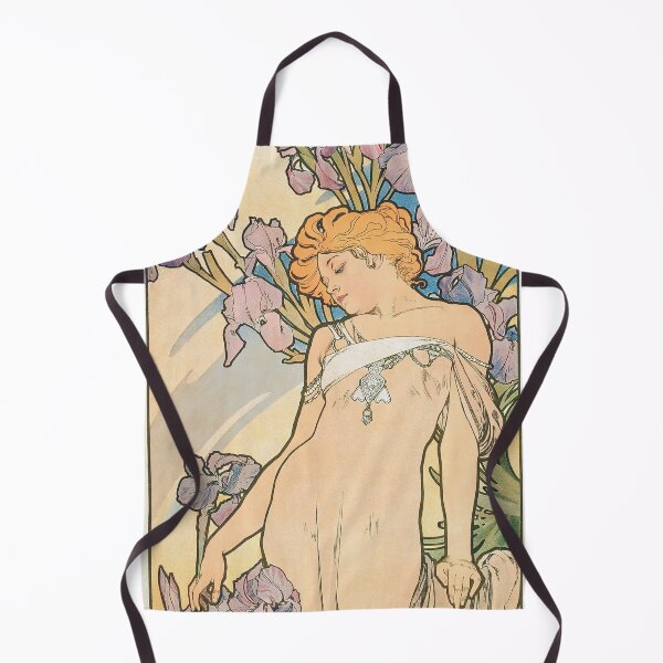 Item preview, Alphonse Mucha The Flowers Iris designed and sold by maniacfitness.