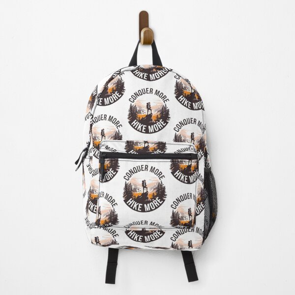 Item preview, Conquer More, Hike More – Mountain Hiking Outdoors designed and sold by Taans-Creation.