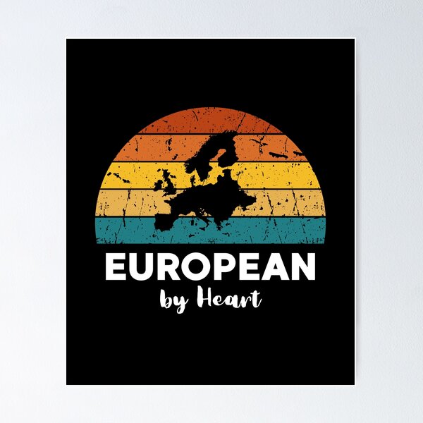 Item preview, Europeo de corazón designed and sold by musthavewords.