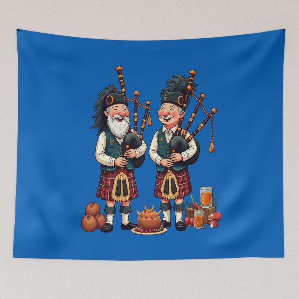 Item preview, Pipers Duties For The Haggis Procession Burns Night Art designed and sold by taiche.