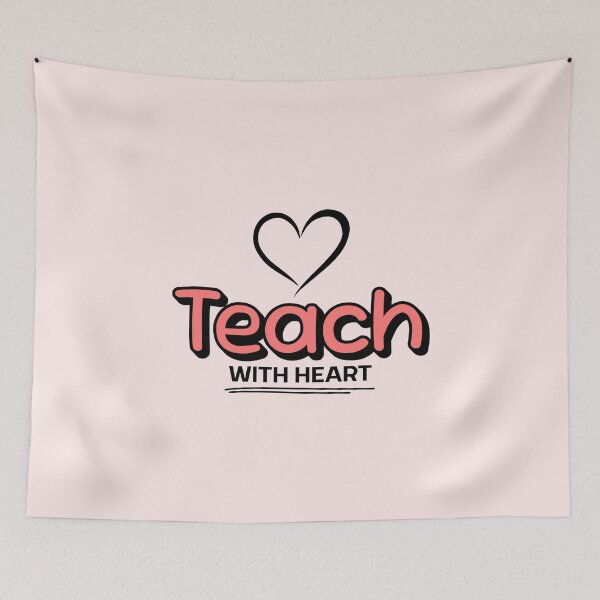 Item preview, Teach with Heart designed and sold by musthavewords.