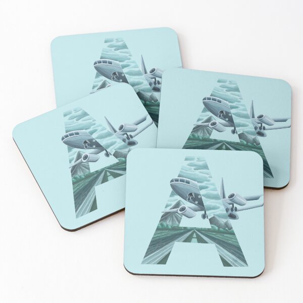Item preview, Letter A paired with Airplane designed and sold by Kaushlydraw.
