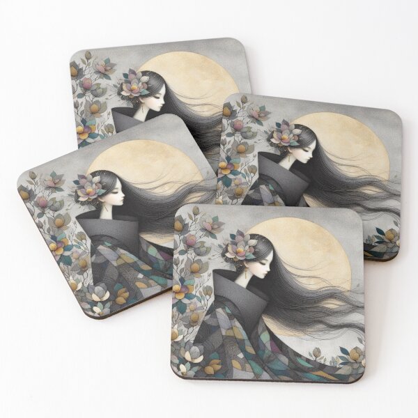 Item preview, Embracing the whispers of the moonlight designed and sold by Beyondnote-Art.
