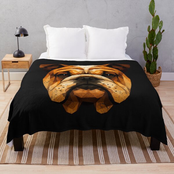 Item preview, GEOMETRIC FACE - BULLDOG | Pets and Dogs lovers for Men and Women t-shirt designed and sold by panchiTWO.