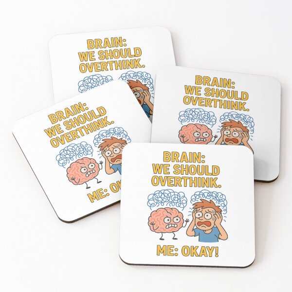 Item preview, Overthinking Buddies: Brain and Me in Crisis Mode designed and sold by inkNext.