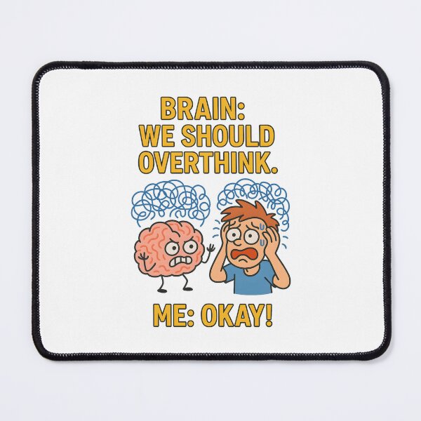 Item preview, Overthinking Buddies: Brain and Me in Crisis Mode designed and sold by inkNext.