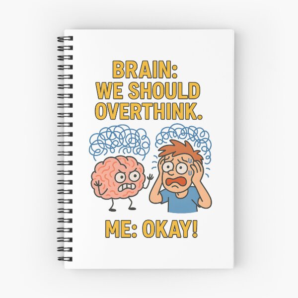 Item preview, Overthinking Buddies: Brain and Me in Crisis Mode designed and sold by inkNext.