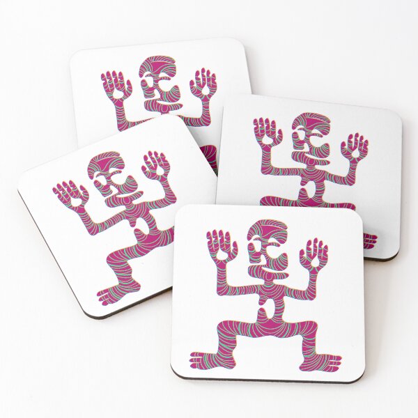 Item preview, Neon-derthals. Dancing Neanderthals #4 designed and sold by DaveDanchuk.