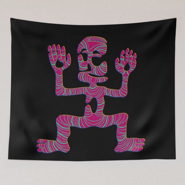 Item preview, Neon-derthals. Dancing Neanderthals #4 designed and sold by DaveDanchuk.