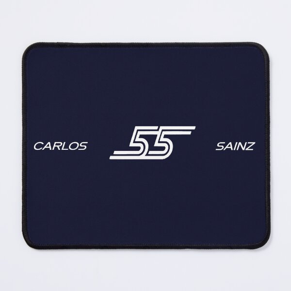 Item preview, Carlos Sainz F1 Spanish Flag Logo - Number 55 Motorsport Graphic Design designed and sold by Studio F1Grid.