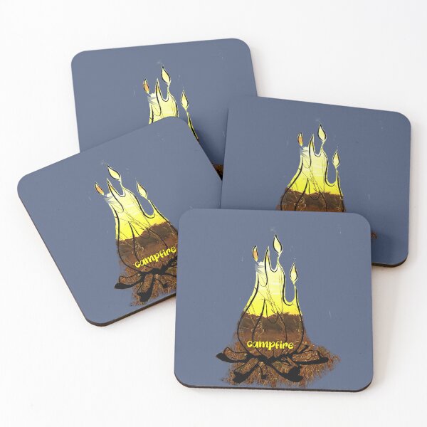 Item preview, Campfire Campers Fire With Sunrise  designed and sold by MsArtyCrafts.