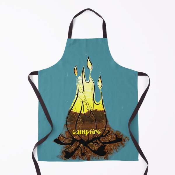 Item preview, Campfire Campers Fire With Sunrise designed and sold by MsArtyCrafts.
