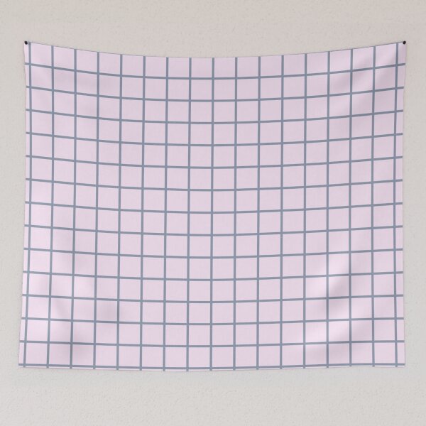 Item preview, Purple Grid Pattern – Soft Lavender Checkered Minimalist Design designed and sold by larissa-myrie.