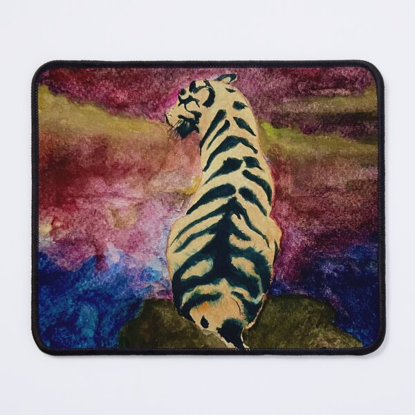 Aperçu de l'œuvre Le Tigre vagabond au-dessus de la mer de brouillard créée et vendue par TahelArt.