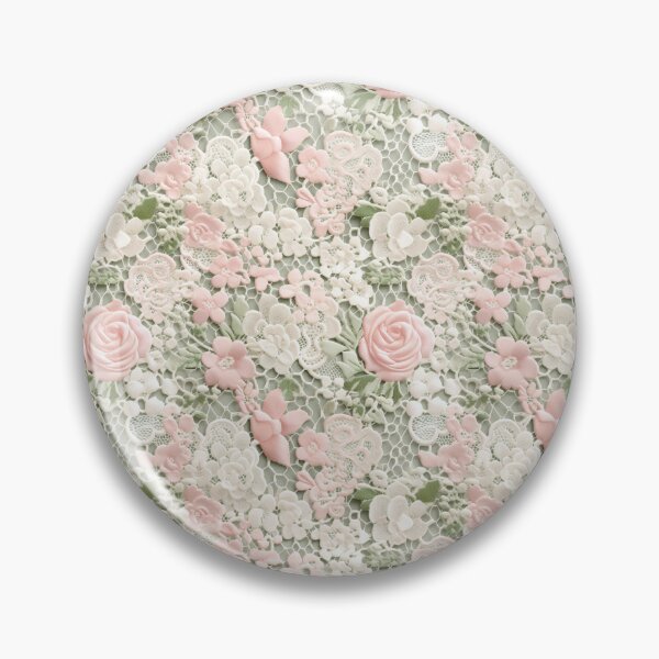 Item preview, Victorian Lace in Pastel – Romantic Floral Pattern designed and sold by HasHs.