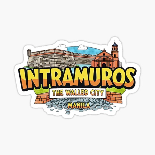 Vista previa del artículo con la obra «Intramuros - La Ciudad Amurallada», diseñado y vendido por likbatonboot.