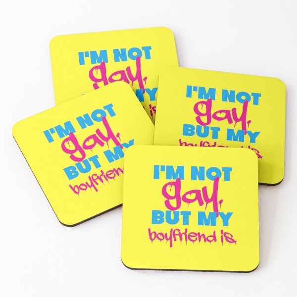 Item preview, I'm not gay but my boyfriend is designed and sold by Mauswohn.