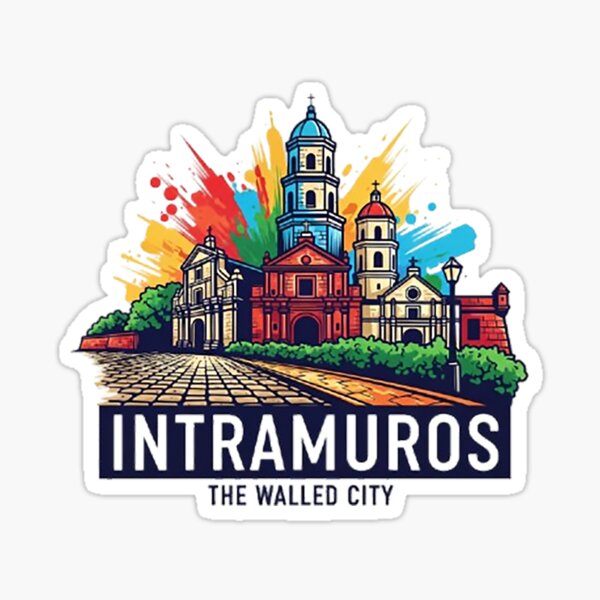 Vista previa del artículo con la obra «Intramuros - La Ciudad Amurallada», diseñado y vendido por likbatonboot.