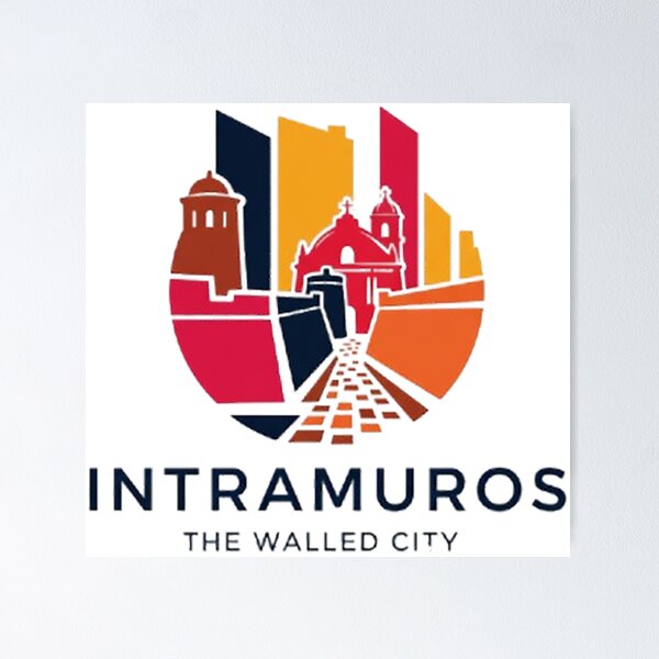 Vista previa del artículo con la obra «Intramuros - La Ciudad Amurallada», diseñado y vendido por likbatonboot.
