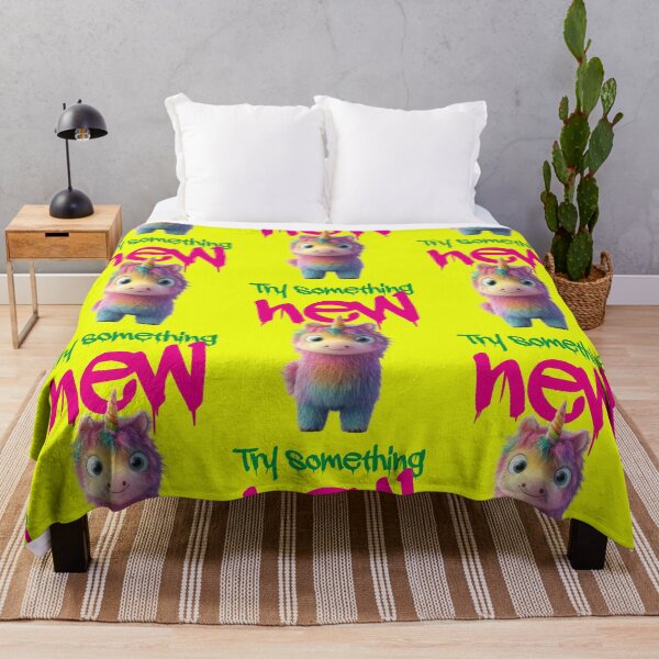 Item preview, colorful fluffy unicorn, motivation designed and sold by Mauswohn.