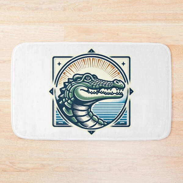Item preview, Crocodile head badge designed and sold by Artillenium.
