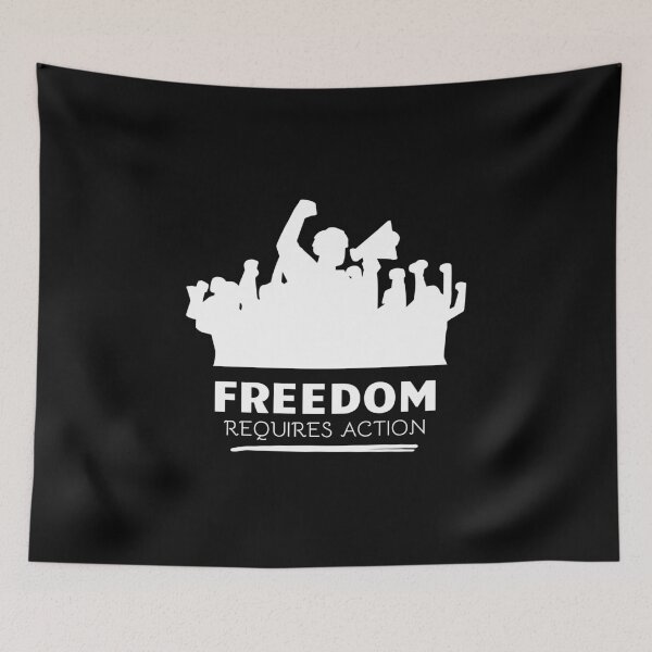 Item preview, Freedom Requires Action designed and sold by musthavewords.