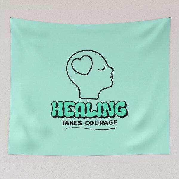 Item preview, Healing Takes Courage designed and sold by musthavewords.