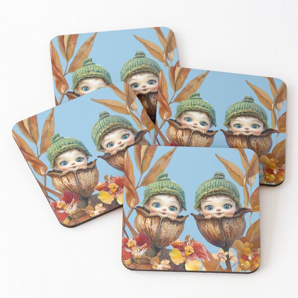 Item preview, Gumnut Cradle - Tiny Woodland Nappers designed and sold by ArtisticDesignsbyLinda.