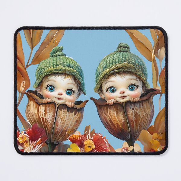 Item preview, Gumnut Cradle - Tiny Woodland Nappers designed and sold by ArtisticDesignsbyLinda.