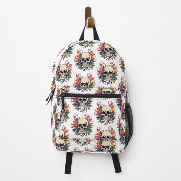 Item preview, Floral Skull Firestorm – Psychedelic Tattoo Art designed and sold by Rothnaric.