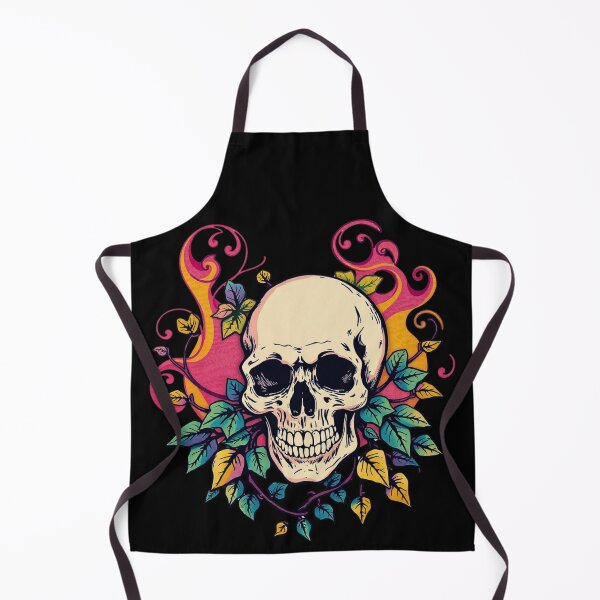Item preview, Floral Skull Firestorm – Psychedelic Tattoo Art designed and sold by Rothnaric.