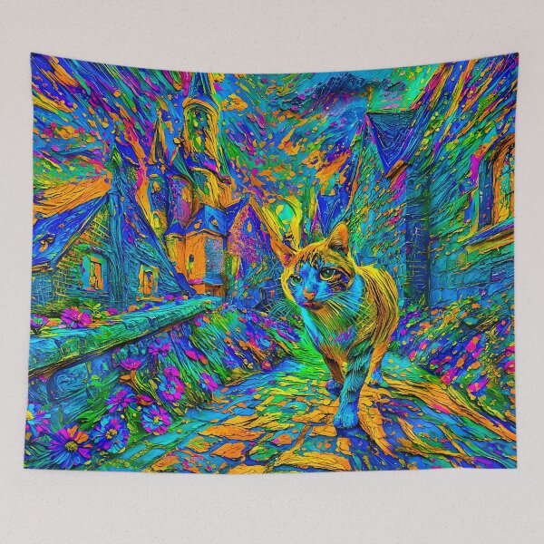Item preview, The Cathedral Watcher on Rainbow Road designed and sold by blackhalt.
