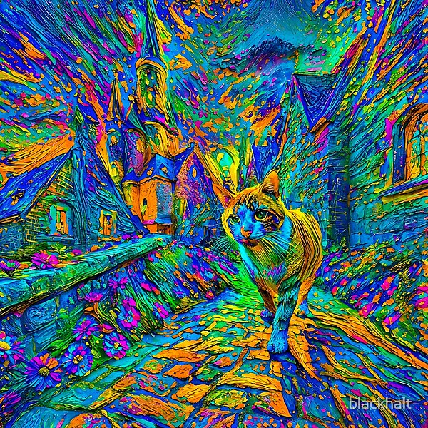 The Cathedral Watcher on Rainbow Road by blackhalt | Redbubble