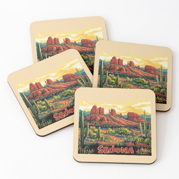 Artikelvorschau, Sedona, Arizona – Rote Felsen entworfen und verkauft von Myra365Art.