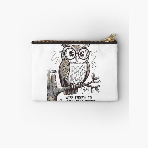 Item preview, Wise Owl – Nerdy Nocturnal Wisdom Vibes designed and sold by Taans-Creation.