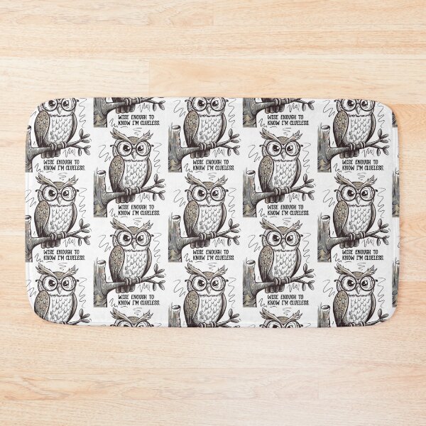 Item preview, Wise Owl – Nerdy Nocturnal Wisdom Vibes designed and sold by Taans-Creation.