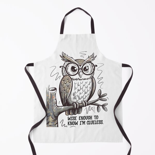 Item preview, Wise Owl – Nerdy Nocturnal Wisdom Vibes designed and sold by Taans-Creation.
