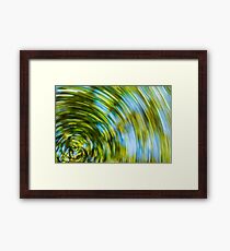 "Spinning" Framed Print