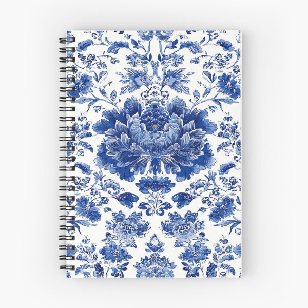 Item preview, Royal Delft Blue Floral Pattern designed and sold by GrinGalore.
