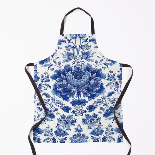 Item preview, Royal Delft Blue Floral Pattern designed and sold by GrinGalore.