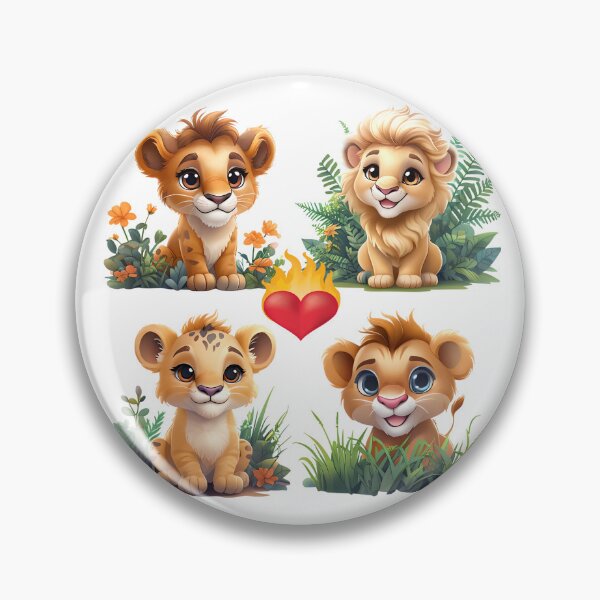 Item preview, CUTE BABY LIONS--SEAMLESS PATTERN designed and sold by WendyMaree.