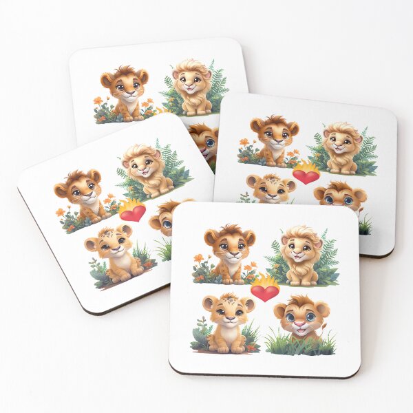 Item preview, CUTE BABY LIONS--SEAMLESS PATTERN designed and sold by WendyMaree.