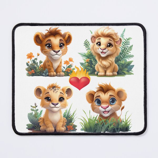 Item preview, CUTE BABY LIONS--SEAMLESS PATTERN designed and sold by WendyMaree.