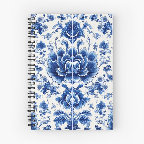 Item preview, Royal Delft White Blue Flower Pattern designed and sold by GrinGalore.