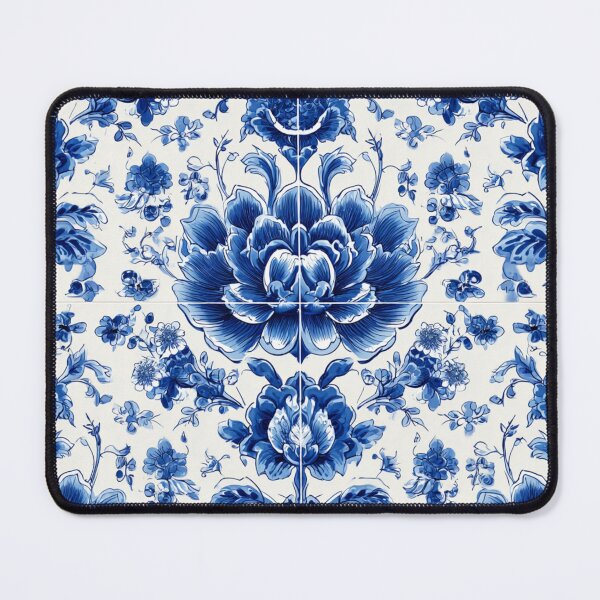 Item preview, Royal Delft White Blue Flower Pattern designed and sold by GrinGalore.