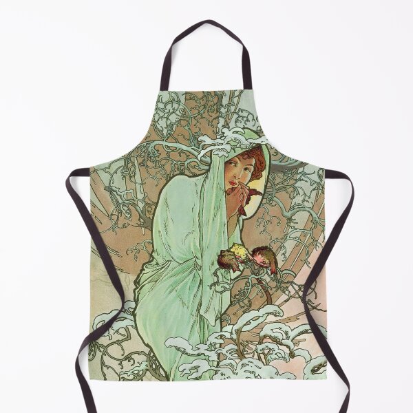 Item preview, Alphonse Mucha The Seasons Winter designed and sold by maniacfitness.