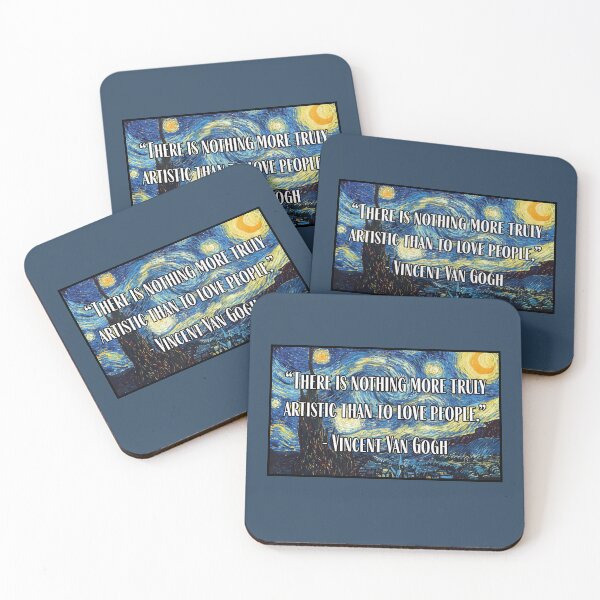 Item preview, Vincent Van Gogh Quote designed and sold by PeachyLitchi.