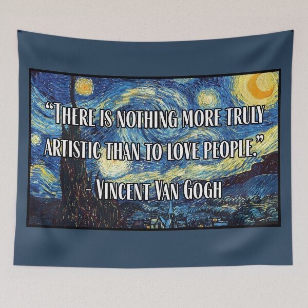 Item preview, Vincent Van Gogh Quote designed and sold by PeachyLitchi.
