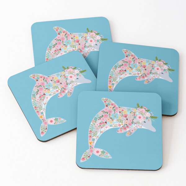 Item preview, Flower Dolphin designed and sold by IdinDesignShop.