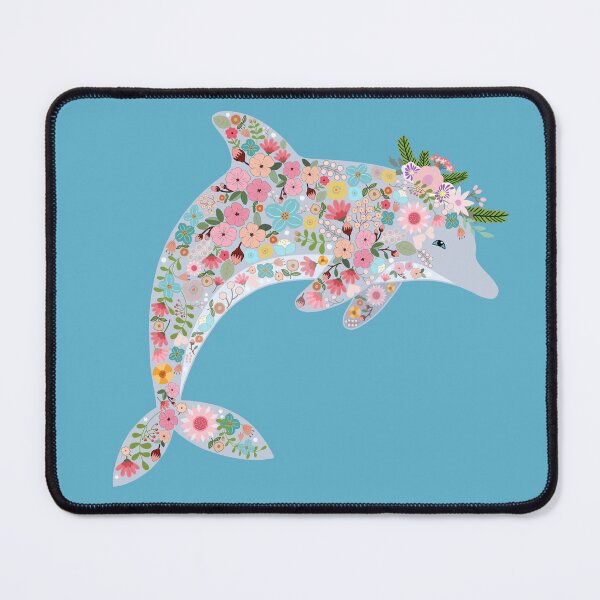 Item preview, Flower Dolphin designed and sold by IdinDesignShop.